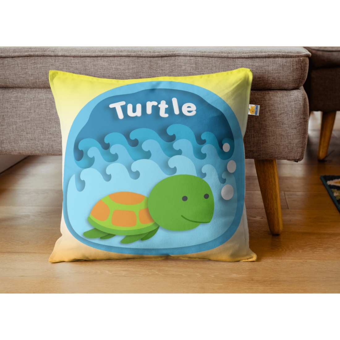 Orka Kids Filled Cushion Printed Pack of 1 (D3)